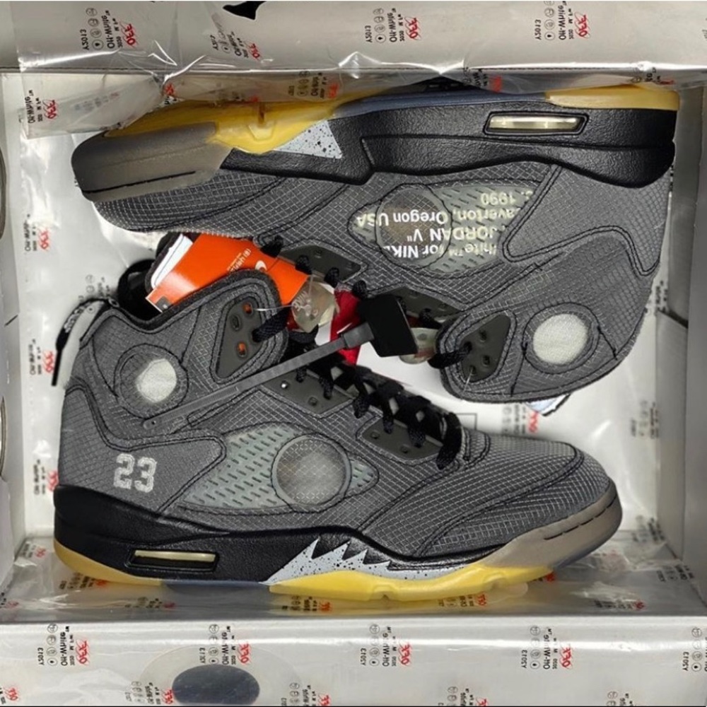 Nike Air Jordan 5 off-white size 10